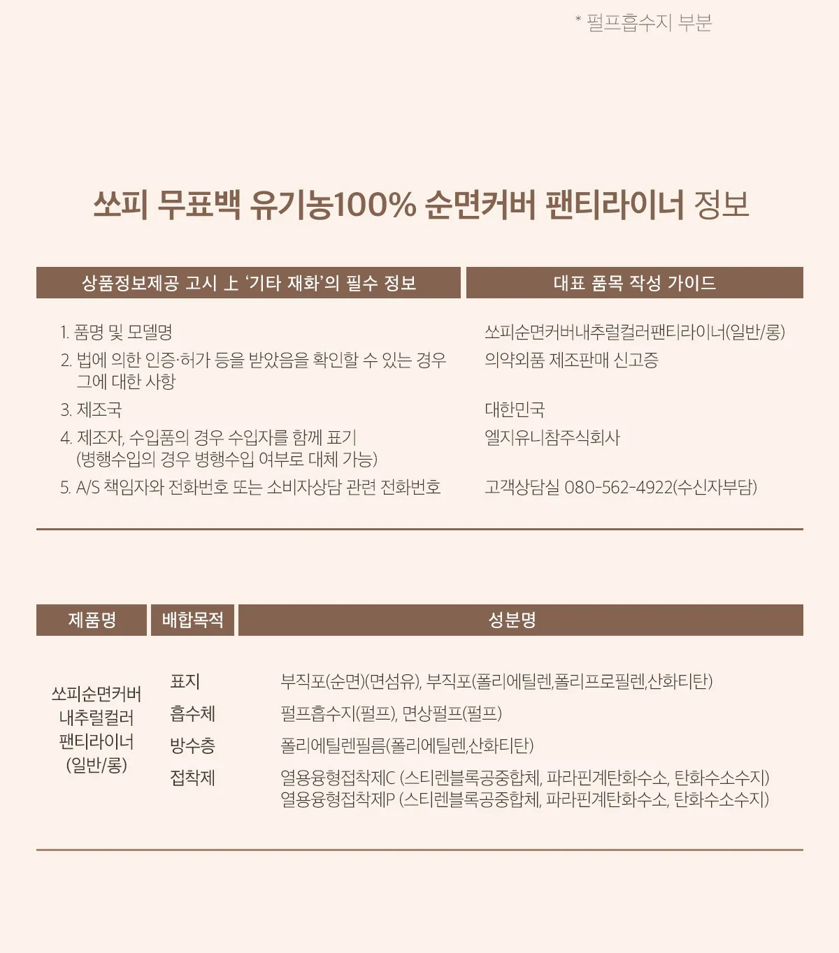 라베르플랑 팬티라이너 상세 정보 5/5